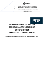 NRF-009-PEMEX-2004 dentificación de productos en ductos y tanques.pdf
