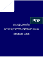 CASTRIOTA, Leonardo. Palestra - A Iluminação Das Cidades PDF