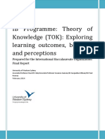IB Programme Report PDF