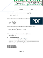 Parcial Final de Cálculo Diferencial e Integral