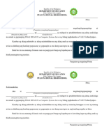Parents Consent Sa Filipino | PDF