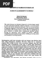 Download Kepimpinan Rabbani Di Sekolah by David Adoh SN35793244 doc pdf