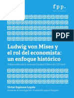 Paper Ludwig Von Mises y El Rol Del Economista