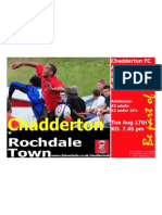 Poster -1sts v Rochdale Town