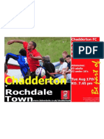 Poster - 1sts V Rochdale Town