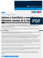  Intiman a Cancilleria 