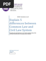 5 Differences Between Common Law and Civil Law System (Detailed With Reference)