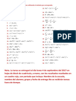 Factorizacion Combinada