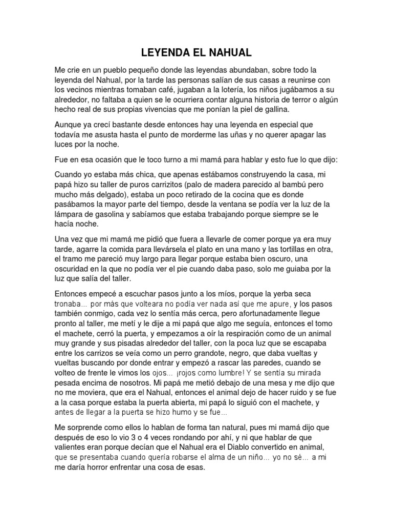 Leyenda El Nahual