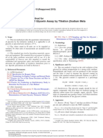 Standard Test Method For Determination of Glycerin Assay by Titration (Sodium Meta