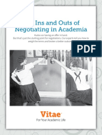 The Ins and Outs of Negotiating in Academia