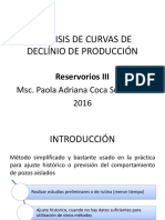 Analisis de Curvas de Declinio de Produccion