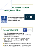ISO 9000 Sistem Manajemen Mutu