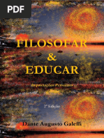 Filosofar e Educar I