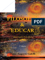 Filosofar e Educar I