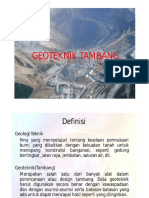 Geoteknik Tambang