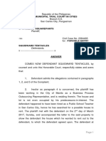 Sample Rejoinder Affidavit | PDF | Affidavit | Government