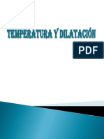 Temperatura y Dilatación