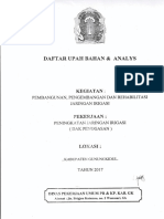 Daftar Upah Bahan Dan Analys Kab GK