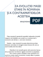 Analiza Evoluţiei Masei Monetare În România Şi A