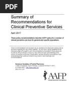 USPSTF A & B Preventive Care Recommendations | PDF | Osteoporosis ...