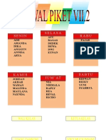 Membuat Jadwal Piket Dan Susunan Pengurus Kelas Word