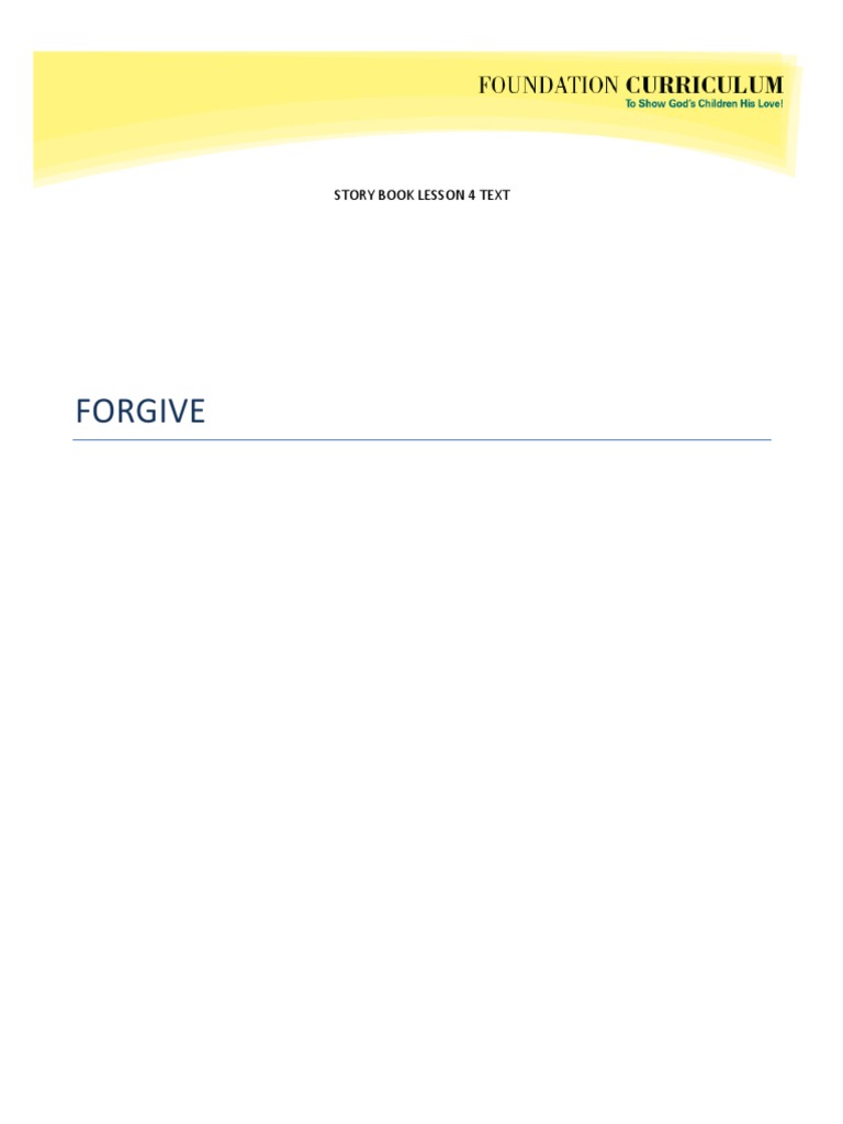 Book4 Forgive-Download Full Packet | PDF | Forgiveness | Devil