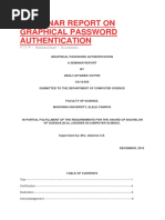 A Seminar Report On Graphical Password Authentication