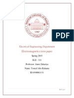 Electromagnetism Project