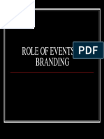 Role of Events in Branding