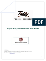 User Manual With FAQs-Import_Party or Item Masters From Excel