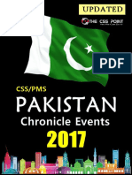 Pakistan Chronicle Events Till 2017 Updated