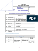 Cat HSL Audit Awal Fumigasi