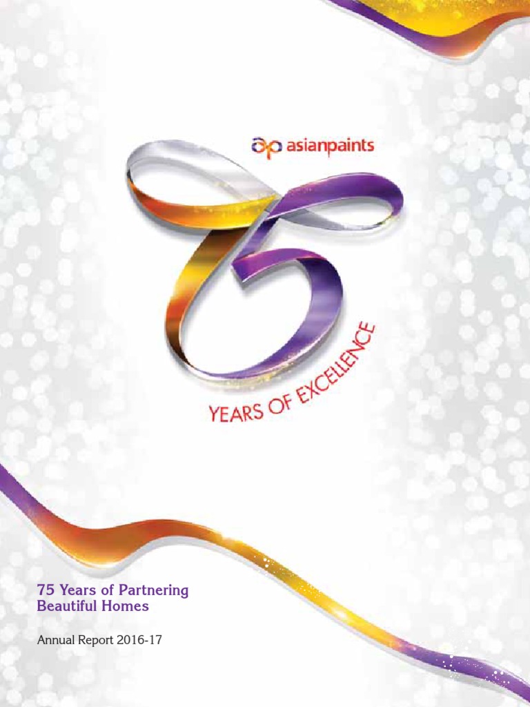 Asian Paints Annual Report 201617 PDF Book Value Equity (Finance)