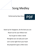 NDP Song Medley (New Direction)
