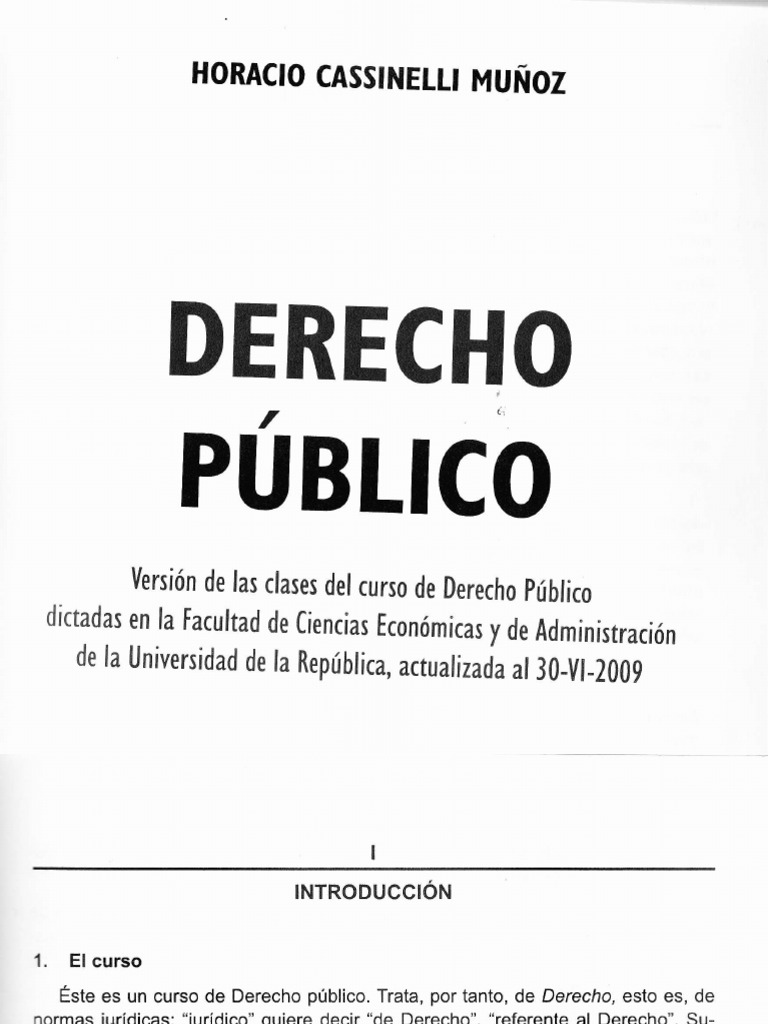 Derecho Publico Cassinelli Cap 1 A 4 PDF PDF Constitución Ley