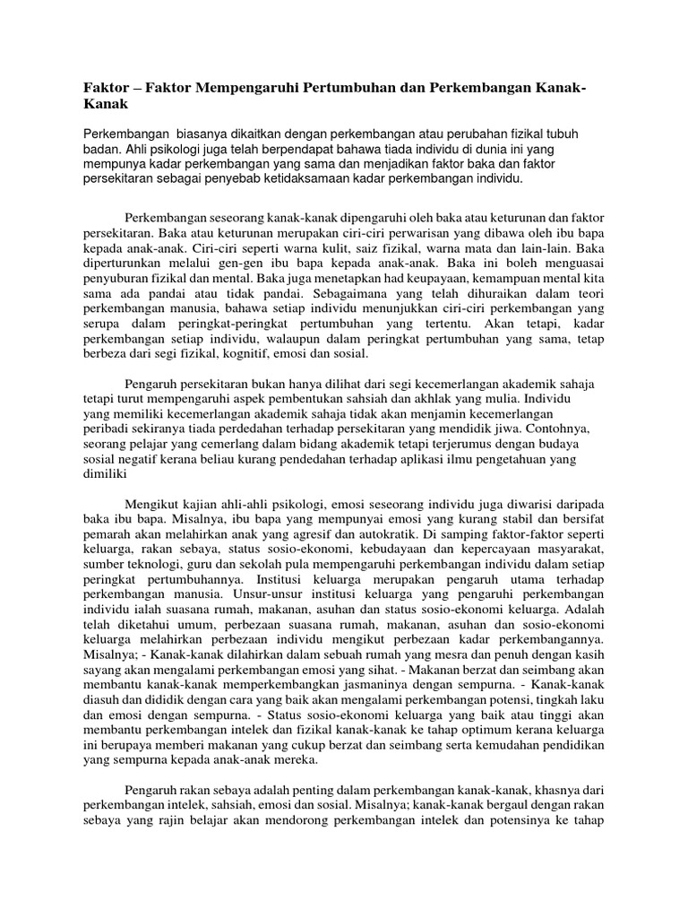 Faktor Faktor Pdf