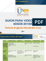 Guion Del Video 2017