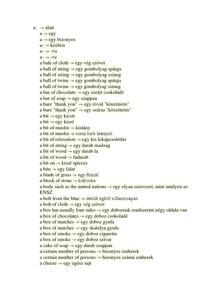 English Hungarian Dictionary (AG) PDF