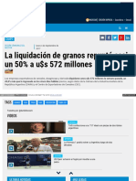 La Liquidacion de Granos Repunto 