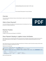 Down Payments - ERP SCM PDF