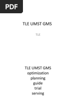 Tle Umst Gms