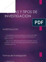 Formas y Tipos de Investigacion