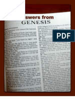 Answers From Genesis