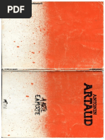 ARTAUD, A. a Arte e a Morte