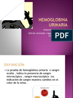 Hemoglobina Urinaria