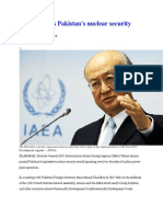 IAEA Praises Pakistan