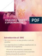 Analisi y Diseño de Experimentos