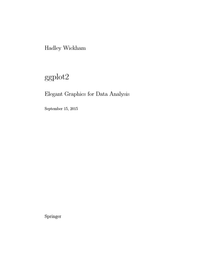 Ggplot2 Book PDF | PDF | Coordinate System | Graphics