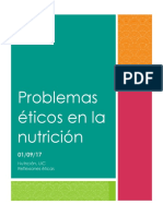 Problemas Éticos en La Nutrición